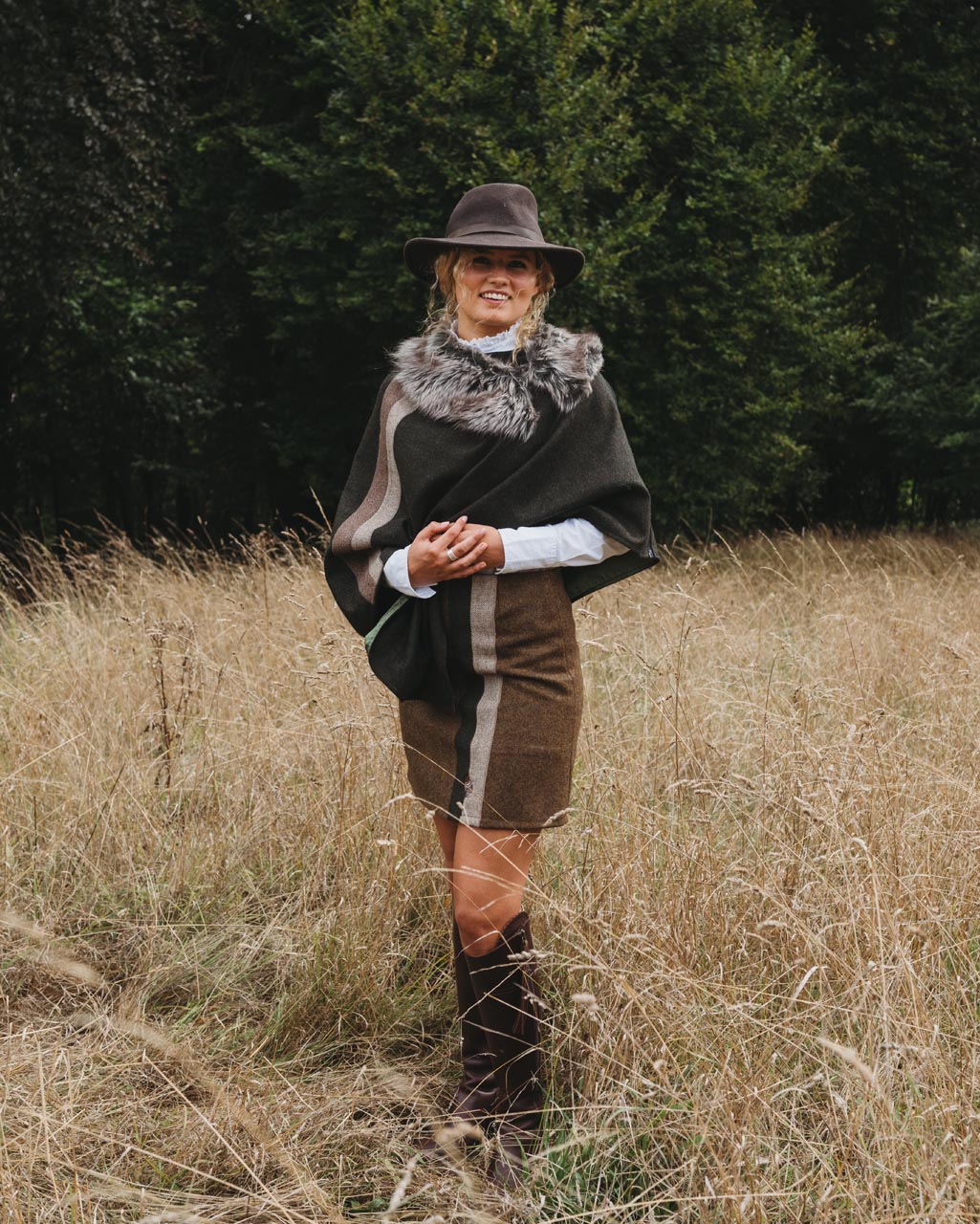The Peat Striped Skirt